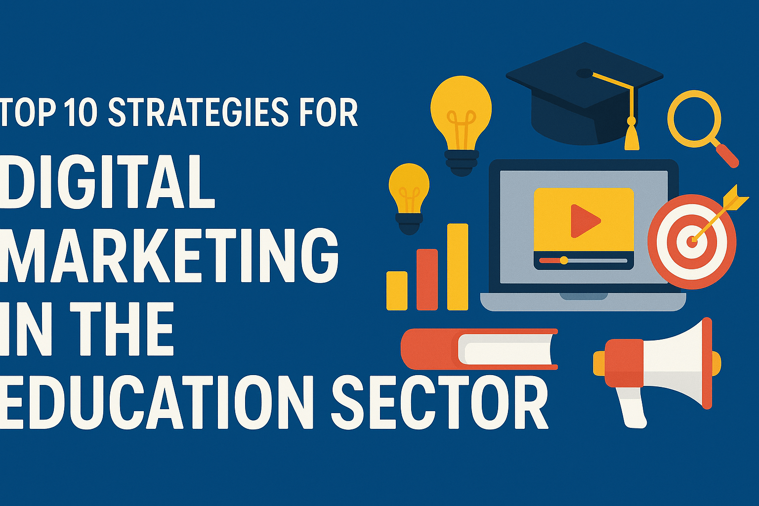 Top 10 strategies for digital marketing in the Education sector: