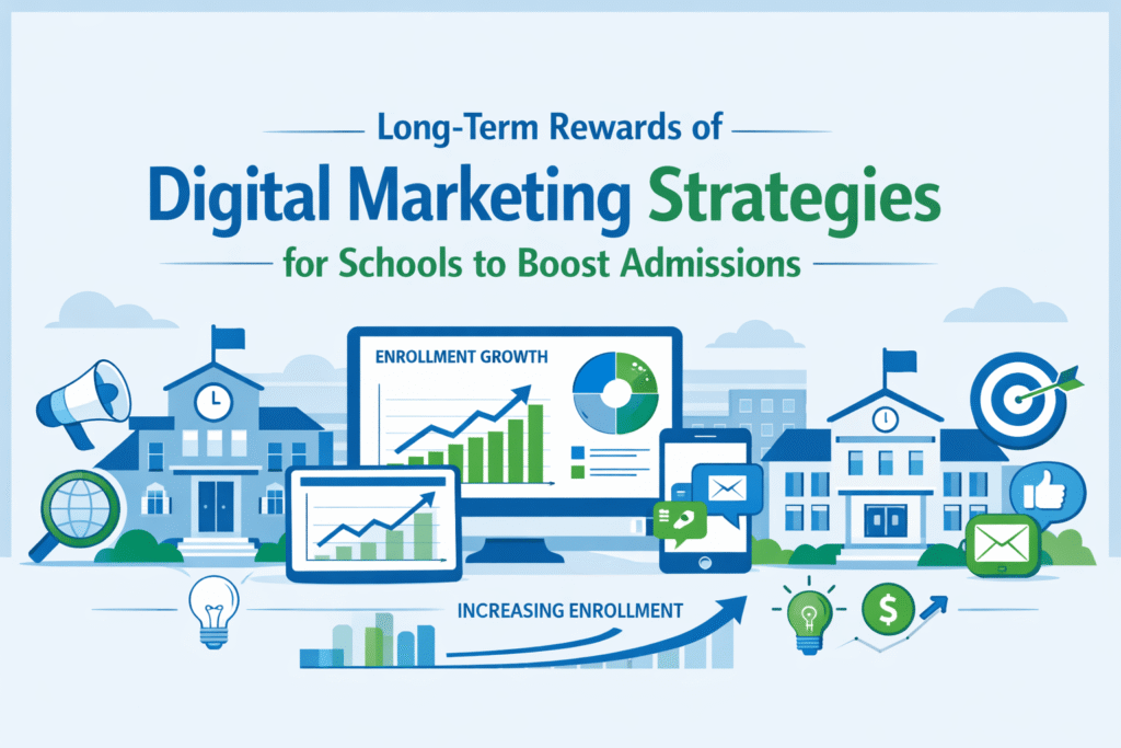Long-term rewards of digital marketing strategies for schools to boost admissions